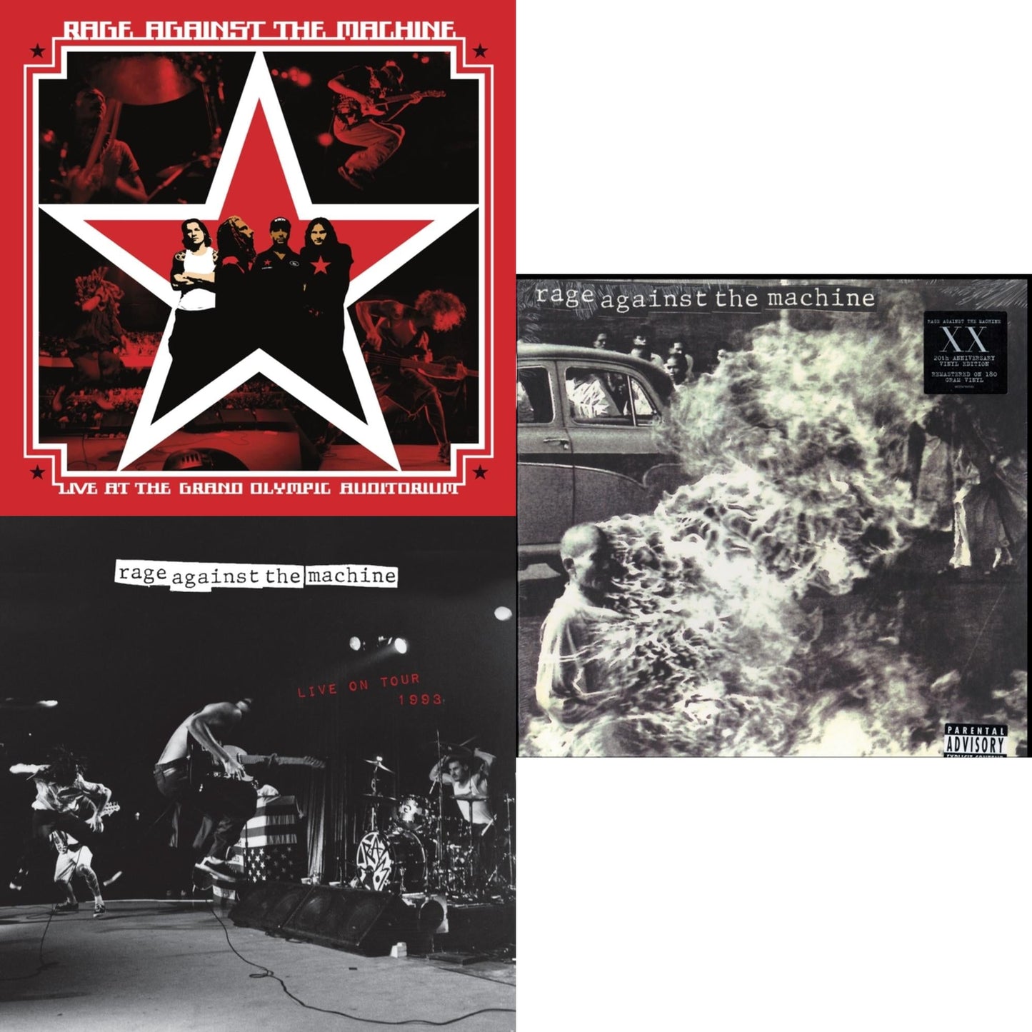 Live At The Grand Olympic Auditorium (2LP/180G Vinyl) & Live On Tour 1993 (X) (2LP/140G/Side D Etching) & Rage Against The Machine