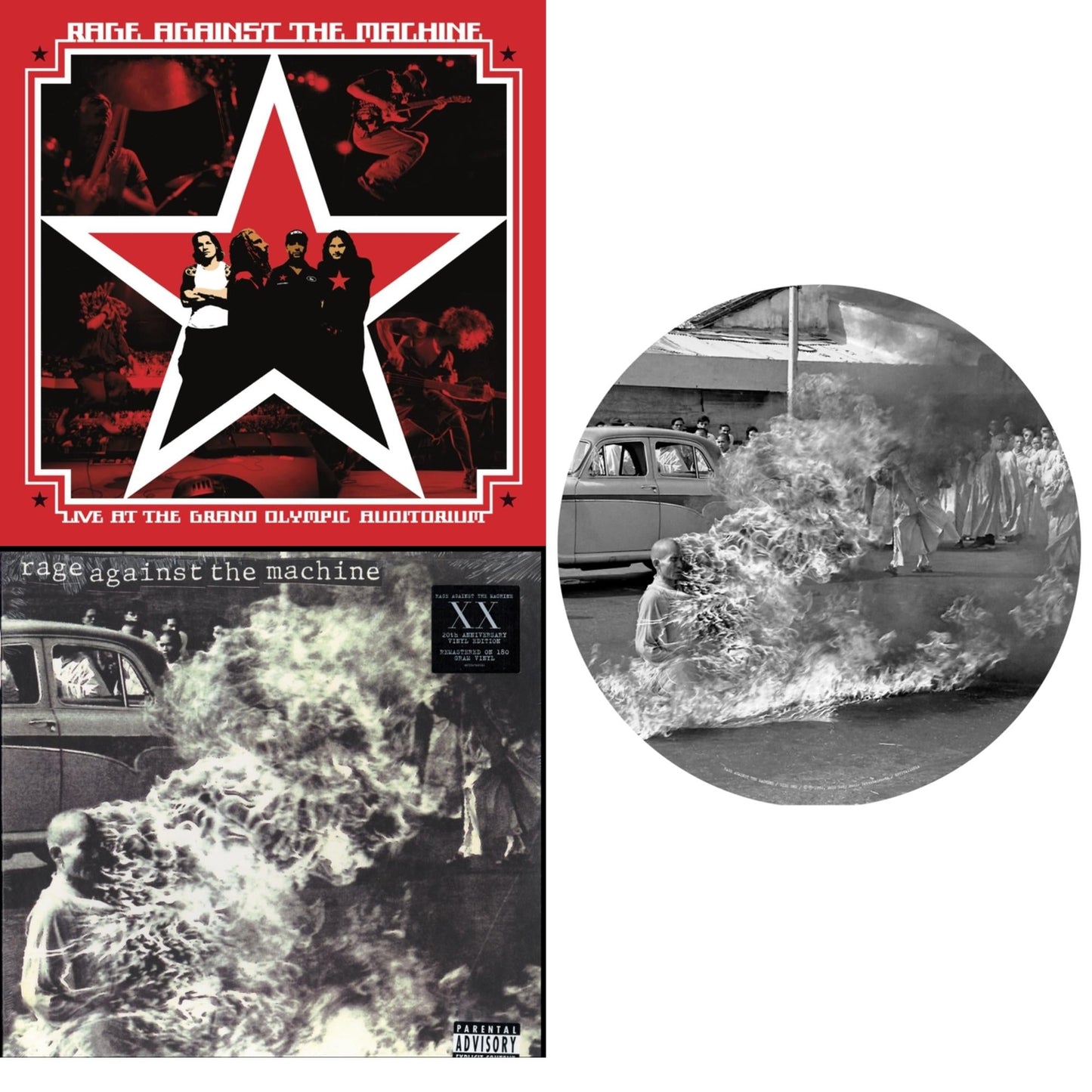 Live At The Grand Olympic Auditorium (2LP/180G Vinyl) & Rage Against The Machine & Rage Against The Machine (X) (Picture Disc)