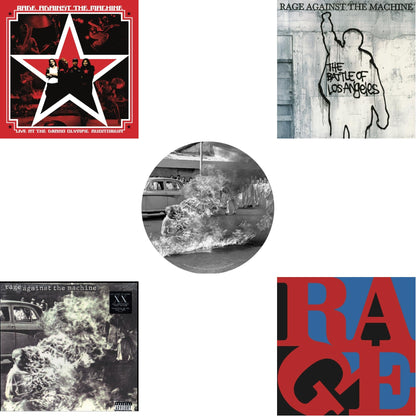 This is a 5 LP Vinyl SKU bundle.
1.This LP Vinyl is brand new.Format: LP VinylMusic Style: Alternative RockThis item's title is: Live At The Grand Olympic Auditorium (2LP/180G Vinyl)Artist: Rage Against The MachineLabel: LEGACY/ EPICBarcode: 190758440613Release Date: 9/28/2018
2.