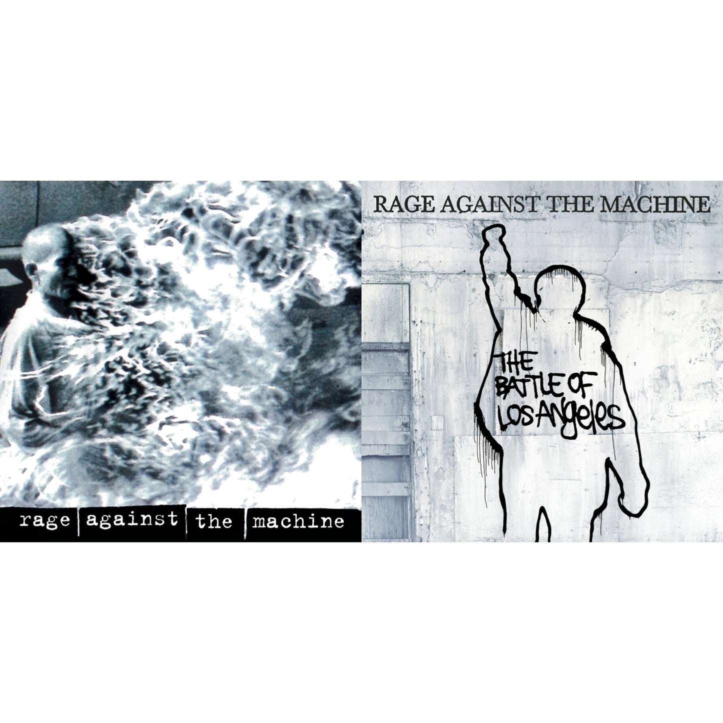 This is a 2 CD SKU bundle.
1.This CD is brand new.Format: CDMusic Style: Hard RockThis item's title is: Rage Against The MachineArtist: Rage Against The MachineLabel: LEGACYBarcode: 888750377623Release Date: 9/29/2014
2.This CD is brand new.