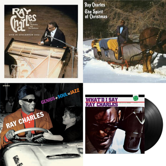 Live In Stockholm 1972 (140G) & Spirit Of Christmas & Genius + Soul = Jazz (Orange LP Vinyl) & What'd I Say (180G)