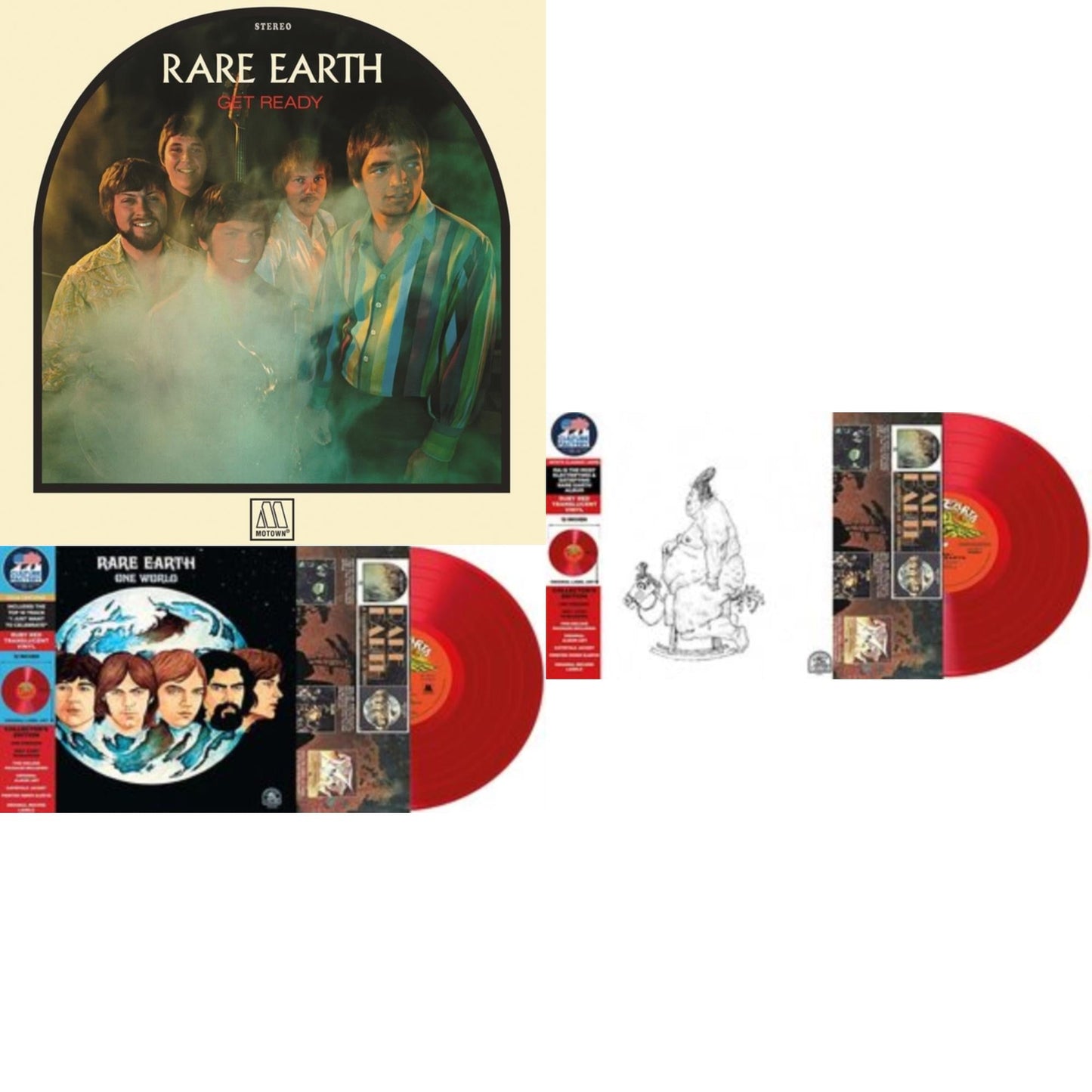 This is a 3 LP Vinyl SKU bundle.
1.This LP Vinyl is brand new.Format: LP VinylMusic Style: Rhythm & BluesThis item's title is: Get ReadyArtist: Rare EarthLabel: ANAGRAM MUSICBarcode: 8435395503126Release Date: 5/13/2022
2.This LP Vinyl is brand new.