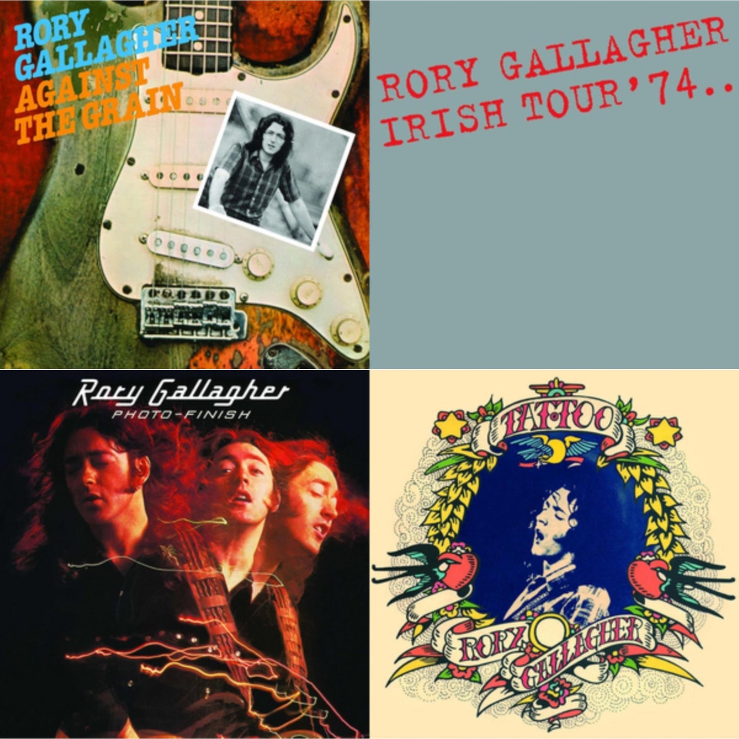 Against The Grain (Remastered) & Irish Tour 74 (Remastered) & Photo-Finish (Remastered) & Tattoo (Remastered)