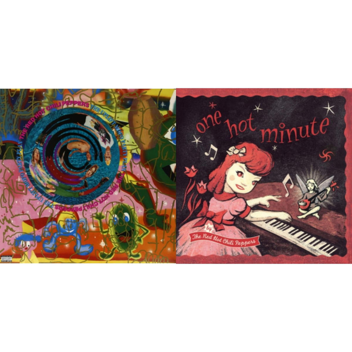 Red Hot Chili Peppers - One Hot Minute & Uplift Mofo Party Plan - LP Vinyl Bundle