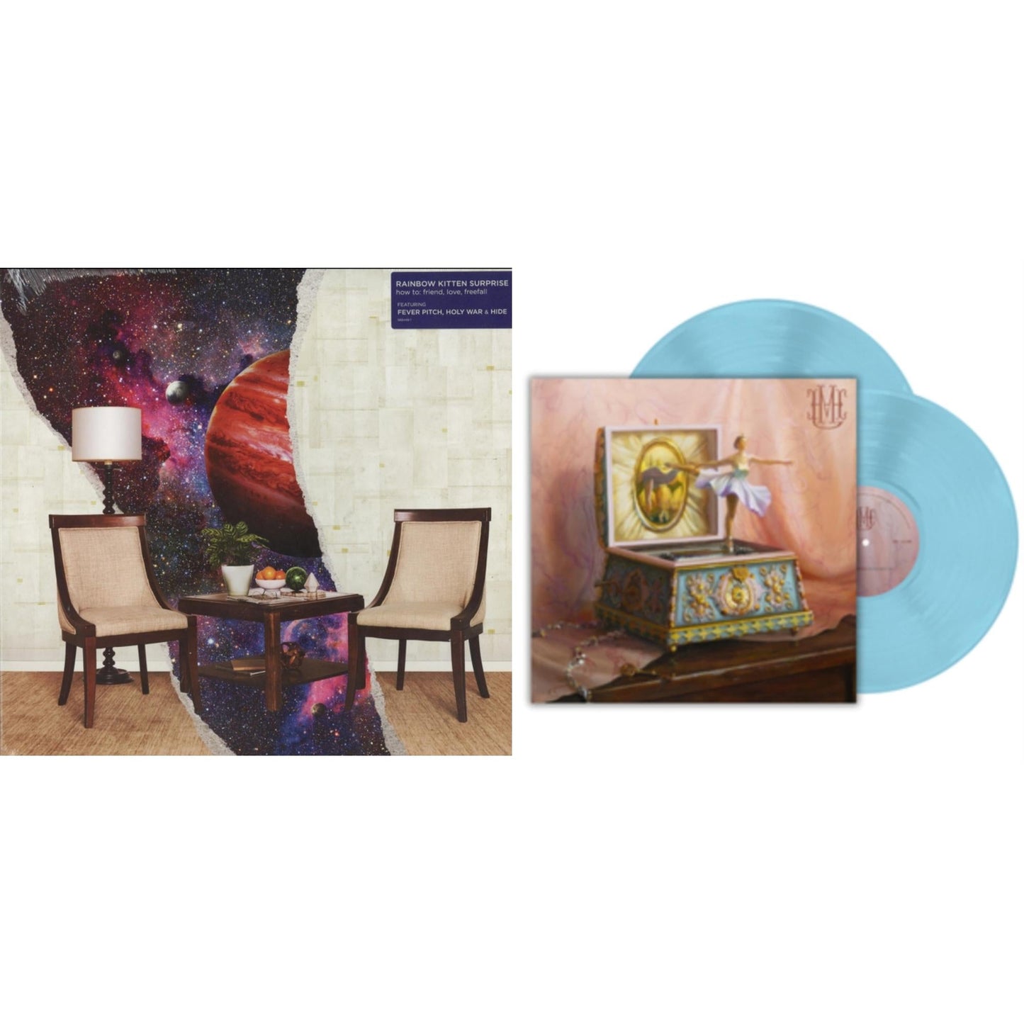 This is a 2 LP Vinyl SKU bundle.
1.This LP Vinyl is brand new.Format: LP VinylThis item's title is: Love Hate Music Box (Baby Blue Vinyl/2LP)Artist: Rainbow Kitten SurpriseBarcode: 075678631399Release Date: 5/10/2024
2.This LP Vinyl is brand new.