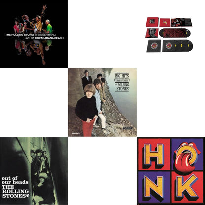 Out Of Our Heads (Uk) & Big Hits (High Tide Green Grass LP Vinyl) & Bigger Bang Live On Copacabana Beach (Multi Color Vinyl/3LP) & Tattoo You (2021 Remaster/5LP Box Set) & Honk (Translucent Red Vinyl/2LP)
