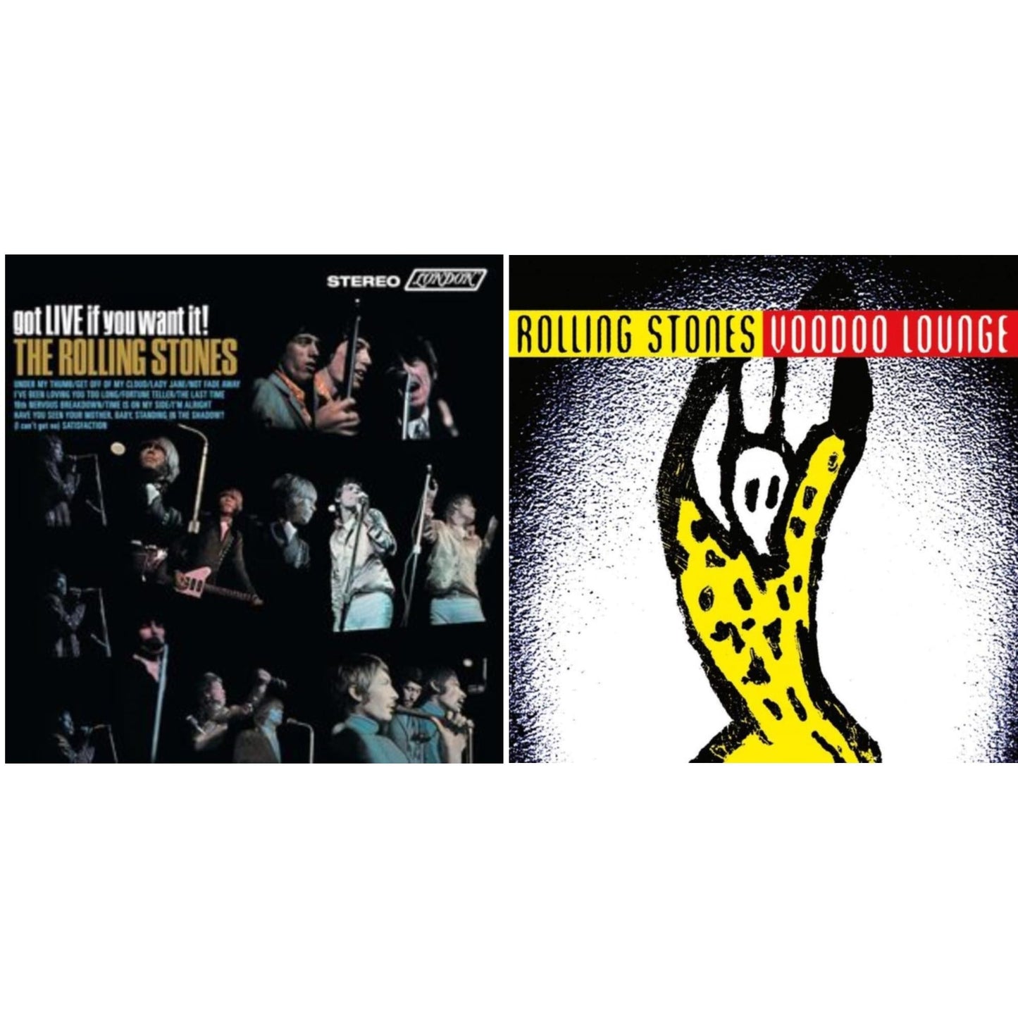 Got Live If You Want It! & Voodoo Lounge (30Th Anniversary) (Red/Yellow Vinyl/2LP)