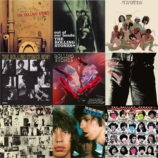 Beggars Banquet & Out Of Our Heads (Uk) & Metamorphosis & Rolling Stones, Now! & Hackney Diamonds & Sticky Fingers & Exile On Main Street (2LP) & Black & Blue & Some Girls