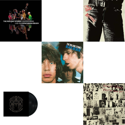 Bigger Bang Live On Copacabana Beach (Multi Color Vinyl/3LP) & Live At The Wiltern (3LP) & Black & Blue (180G) & Sticky Fingers & Exile On Main Street (2LP)