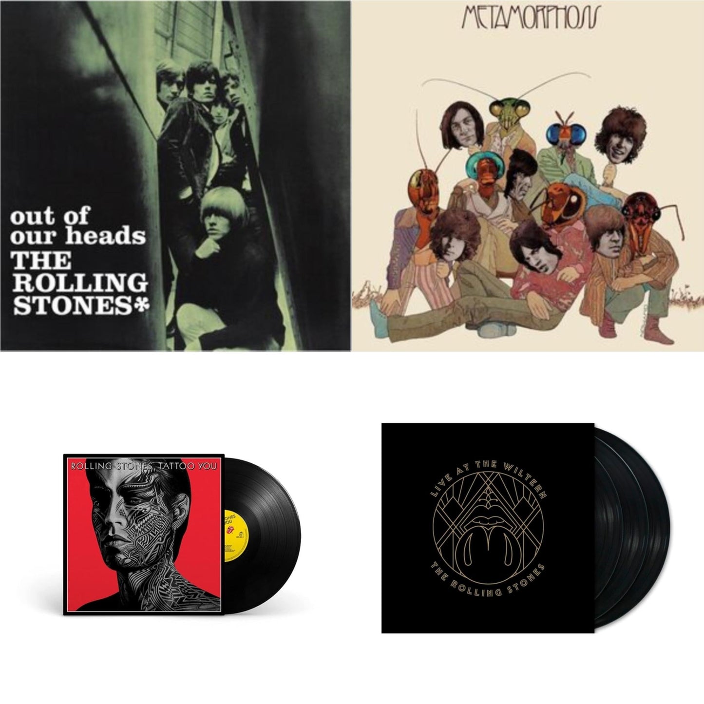 This is a 4 LP Vinyl SKU bundle.
1.This LP Vinyl is brand new.Format: LP VinylMusic Style: Blues RockThis item's title is: Out Of Our Heads (Uk)Artist: Rolling StonesLabel: ABKCOBarcode: 018771212614Release Date: 9/15/2023
2.This LP Vinyl is brand new.