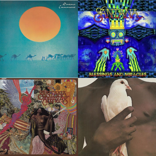 Caravanserai (140G/Dl Code/Gatefold Sleeve) & Blessings & Miracles & Abraxas & Greatest Hits (1974) (150G/Dl Card)