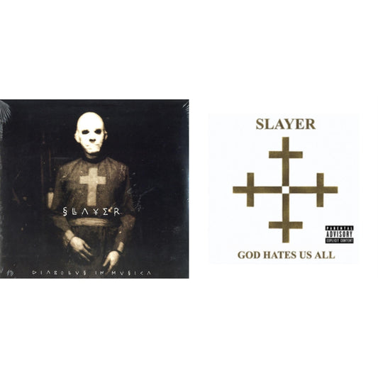 Slayer - Diabolus In Musica & God Hates Us All - LP Vinyl Bundle