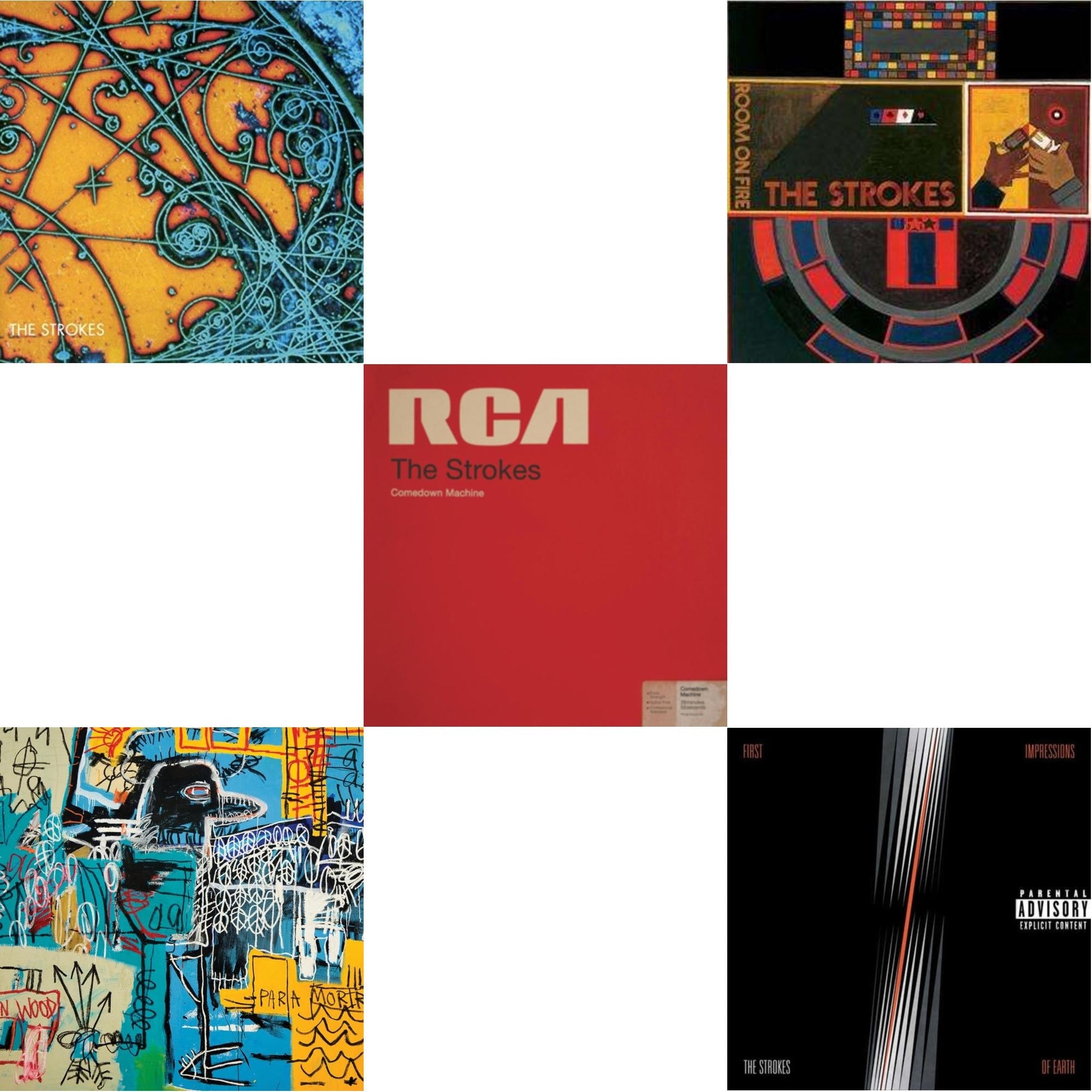 This is a 5 LP Vinyl SKU bundle.
1.This LP Vinyl is brand new.Format: LP VinylMusic Style: Indie RockThis item's title is: Is This ItArtist: StrokesLabel: LEGACYBarcode: 078636804514Release Date: 9/11/2001
2.This LP Vinyl is brand new.