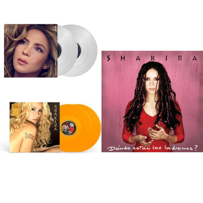 This is a 3 LP Vinyl SKU bundle.
1.This LP Vinyl is brand new.Format: LP VinylMusic Style: ReggaetonThis item's title is: Las Mujeres Ya No Lloran (2LP/Diamond Clear Vinyl)Artist: ShakiraLabel: Sony Music LatinBarcode: 196588810015Release Date: 3/22/2024
2.This LP Vinyl is brand new.