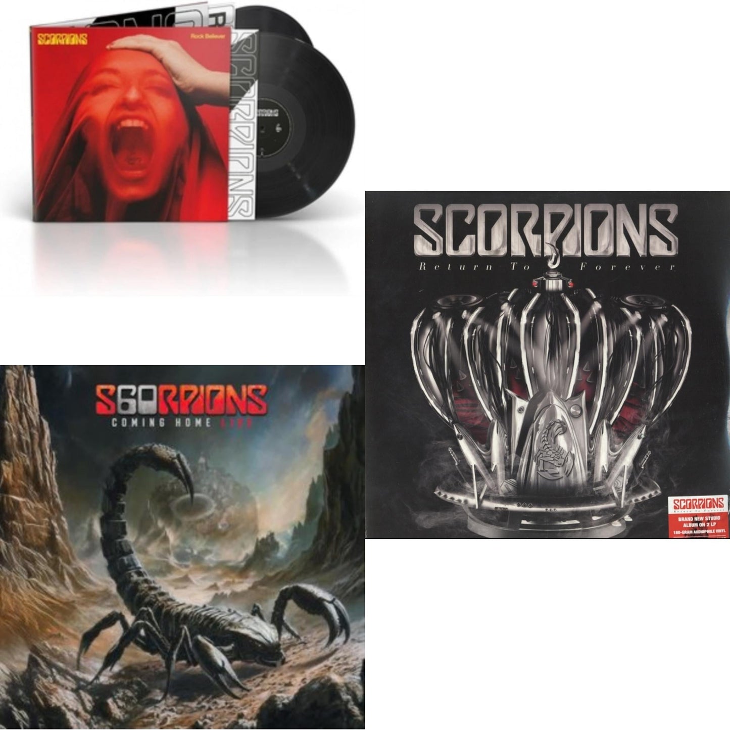 Rock Believer (Deluxe/180G/2LP/Limited) & Coming Home Live (180G/2LP) & Return To Forever (2LP/180G/Dl Card/Gatefold)