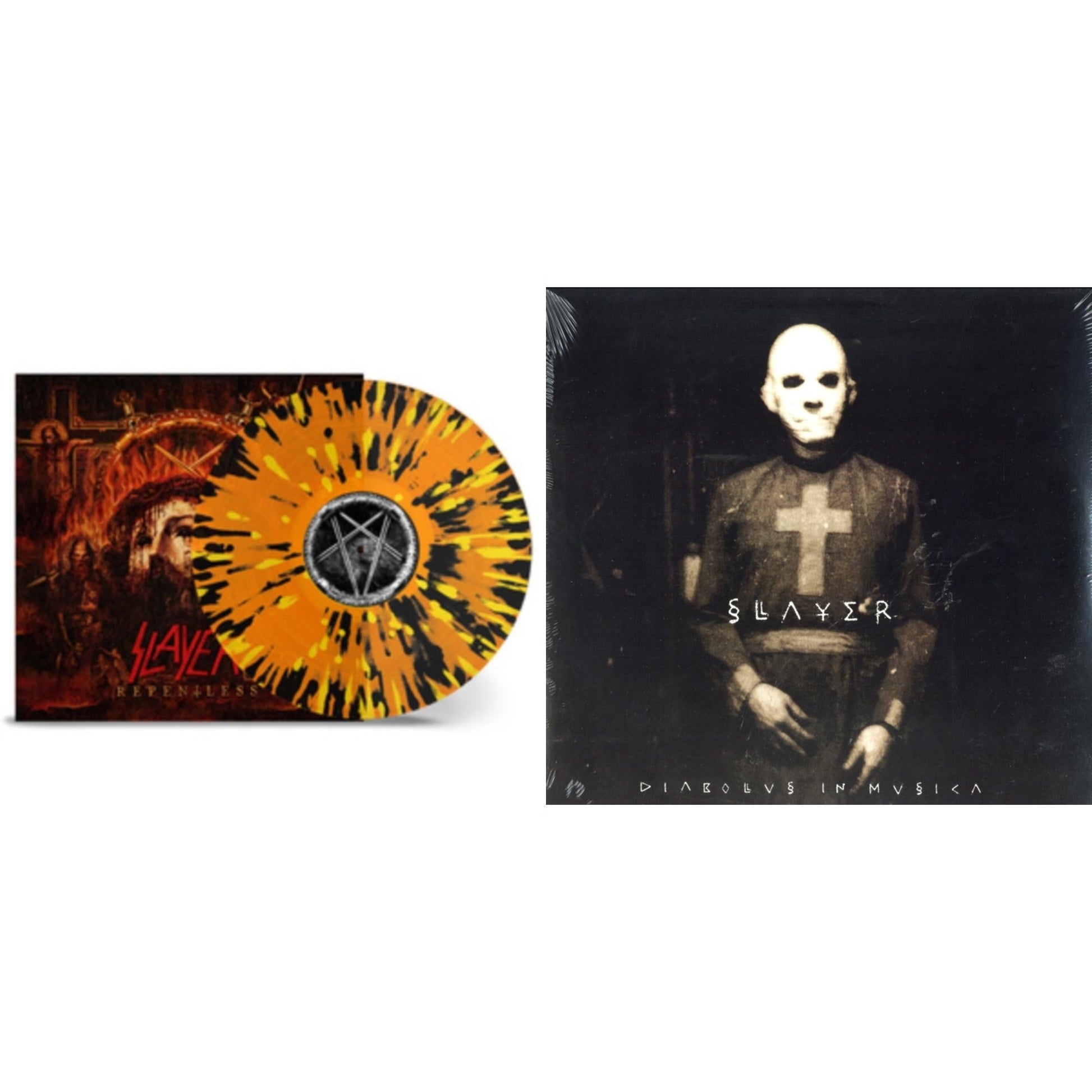 This is a 2 LP Vinyl SKU bundle.
1.This LP Vinyl is brand new.Format: LP VinylMusic Style: ThrashThis item's title is: Diabolus In MusicaArtist: SlayerLabel: AMERICANBarcode: 602537466856Release Date: 12/17/2013
2.This LP Vinyl is brand new.