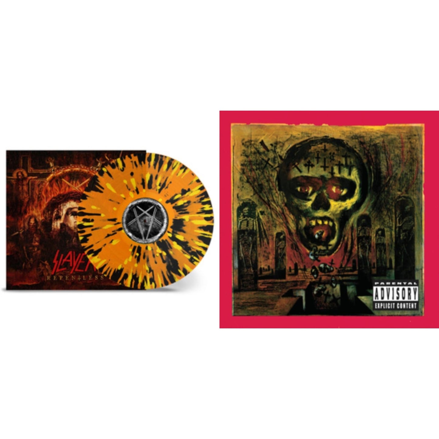 This is a 2 LP Vinyl SKU bundle.
1.This LP Vinyl is brand new.Format: LP VinylMusic Style: ThrashThis item's title is: Seasons In AbyssArtist: SlayerLabel: American RecordingsBarcode: 602537467914Release Date: 12/10/2013
2.This LP Vinyl is brand new.
