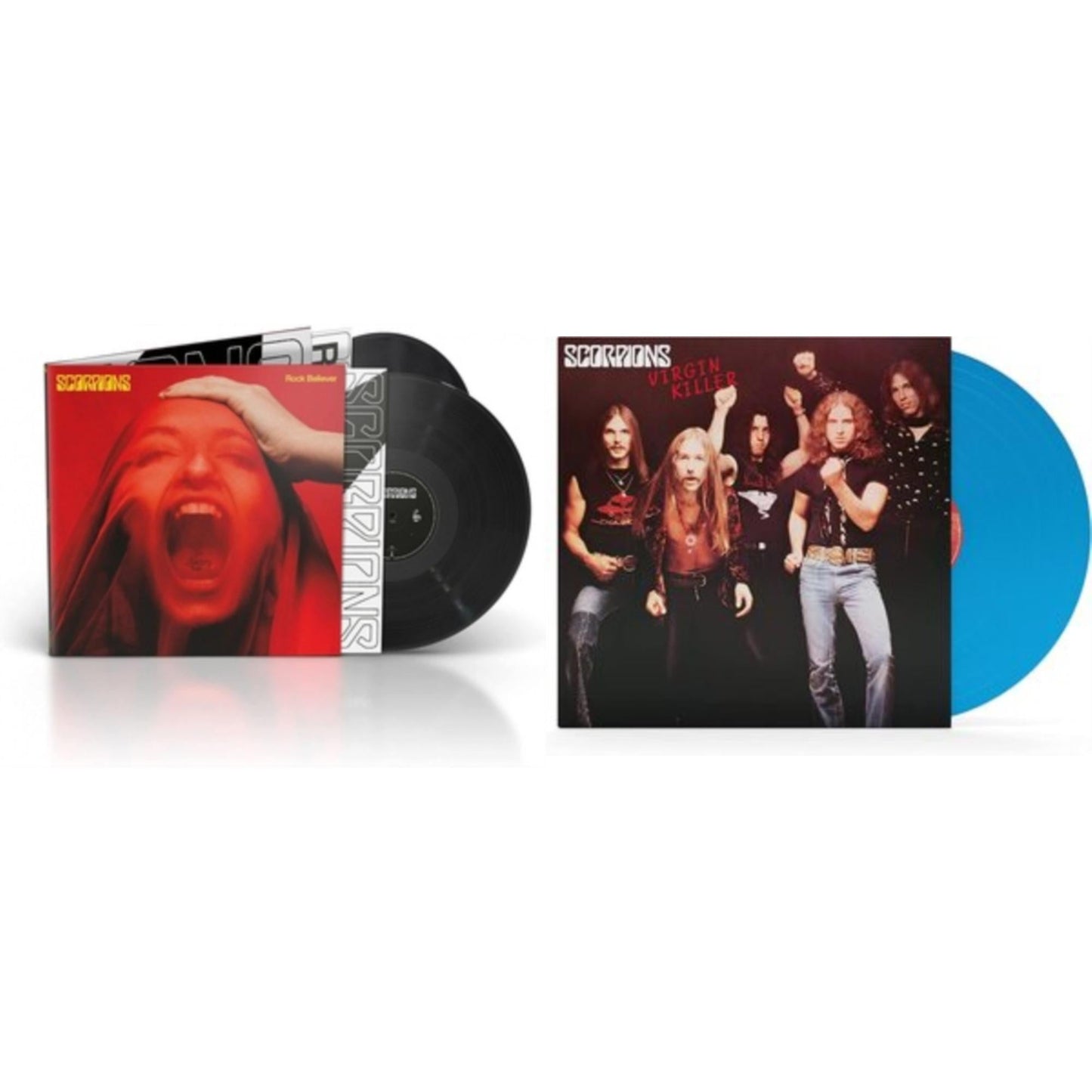 This is a 2 LP Vinyl SKU bundle.
1.This LP Vinyl is brand new.Format: LP VinylMusic Style: Hard RockThis item's title is: Virgin Killer (180G/Sky Blue LP Vinyl)Artist: ScorpionsLabel: BMG RIGHTS MANAGEMENT GMBHBarcode: 4050538875782Release Date: 6/2/2023
2.This LP Vinyl is brand new.