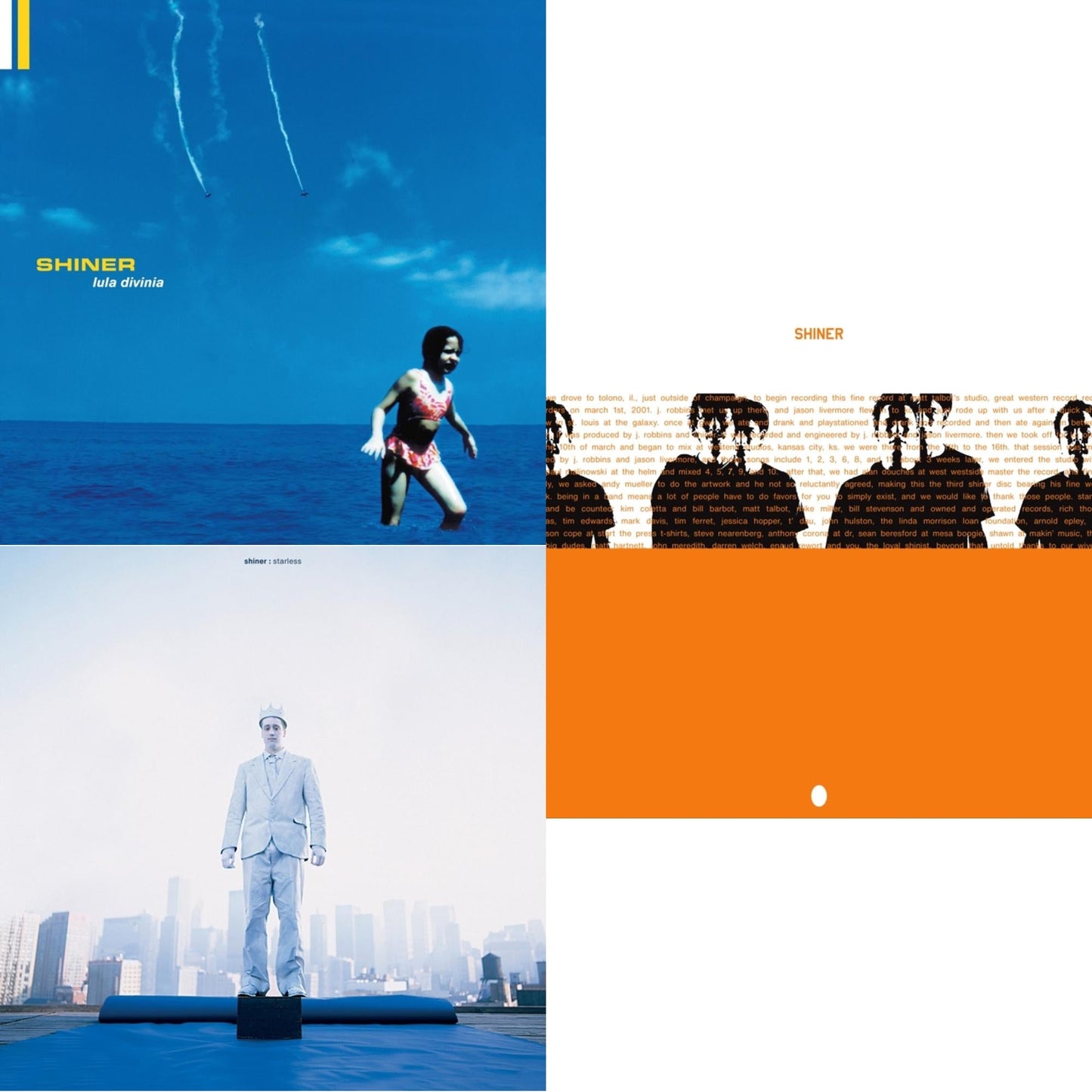 Luna Divinia (Mustard Yellow LP Vinyl) & Starless (Transparent Blue LP Vinyl) & Egg (Orange LP Vinyl)