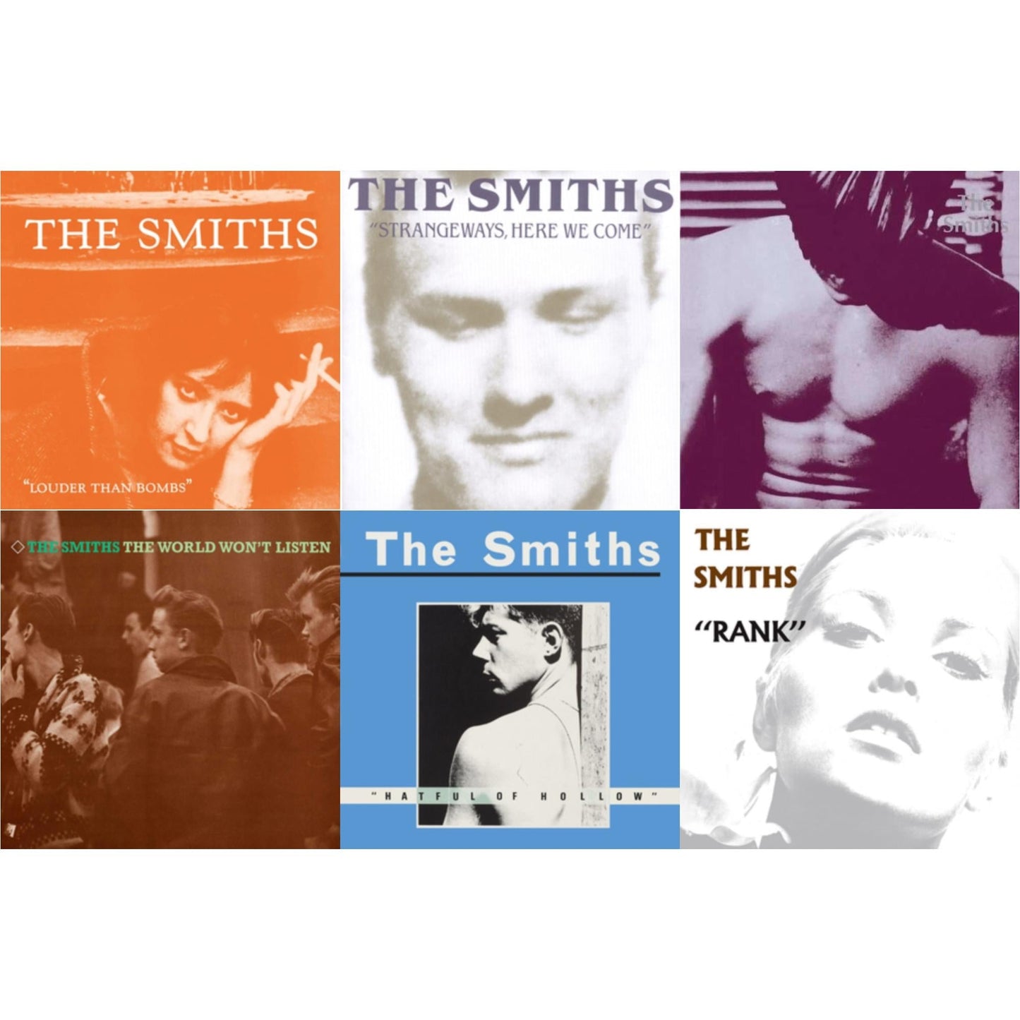 This is a 6 LP Vinyl SKU bundle.
1.This LP Vinyl is brand new.Format: LP VinylMusic Style: Alternative RockThis item's title is: Louder Than Bombs (180G/Remastered)Artist: SmithsLabel: RHINO/WARNER BROS.Barcode: 825646658770Release Date: 6/7/2016
2.This LP Vinyl is brand new.