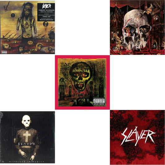 Christ Illusion & Diabolus In Musica & Seasons In Abyss & South Of Heaven & World Painted Blood