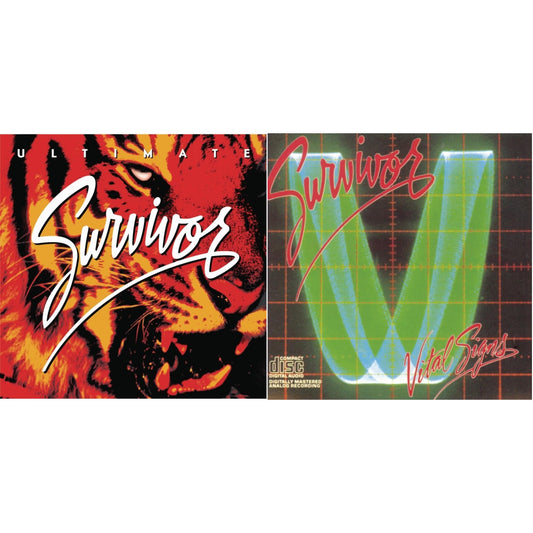 This is a 2 CD SKU bundle.
1.This CD is brand new.Format: CDMusic Style: Hard RockThis item's title is: Ultimate SurvivorArtist: SurvivorLabel: SONY SPECIAL MARKETINGBarcode: 886919861426Release Date: 12/7/2012
2.This CD is brand new.