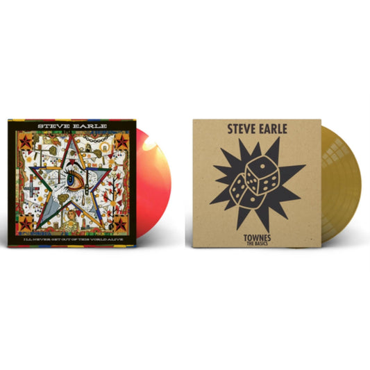 Steve Earle - I'll Never Get Out Of This World Alive (Orange LP Vinyl) & Townes: The Basics (Gold LP Vinyl)