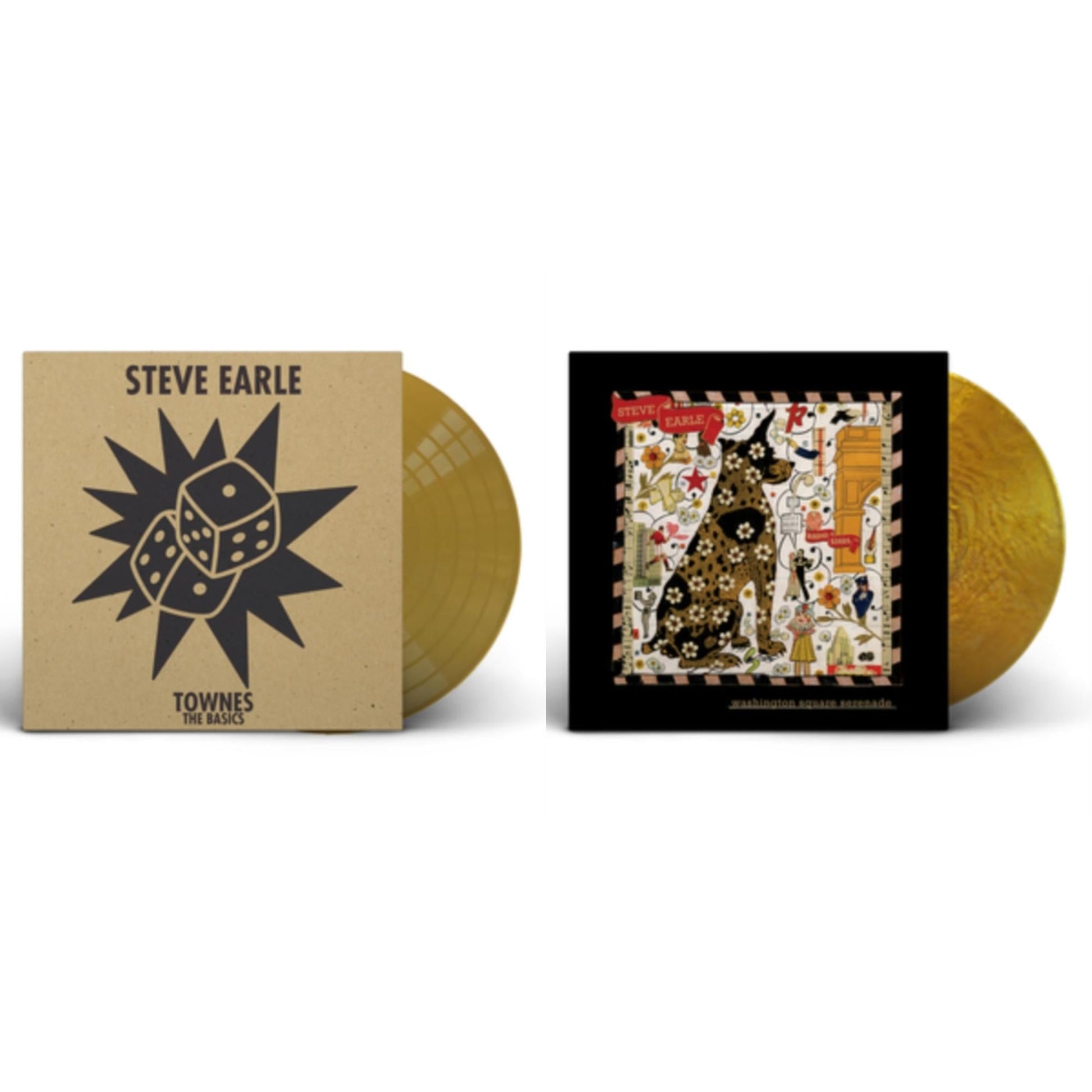 This is a 2 LP Vinyl SKU bundle.
1.This LP Vinyl is brand new.Format: LP VinylMusic Style: Folk RockThis item's title is: Washington Square Serenade (Metallic Gold LP Vinyl)Artist: Steve EarleLabel: NEW WEST RECORDSBarcode: 607396555017Release Date: 11/26/2021
2.