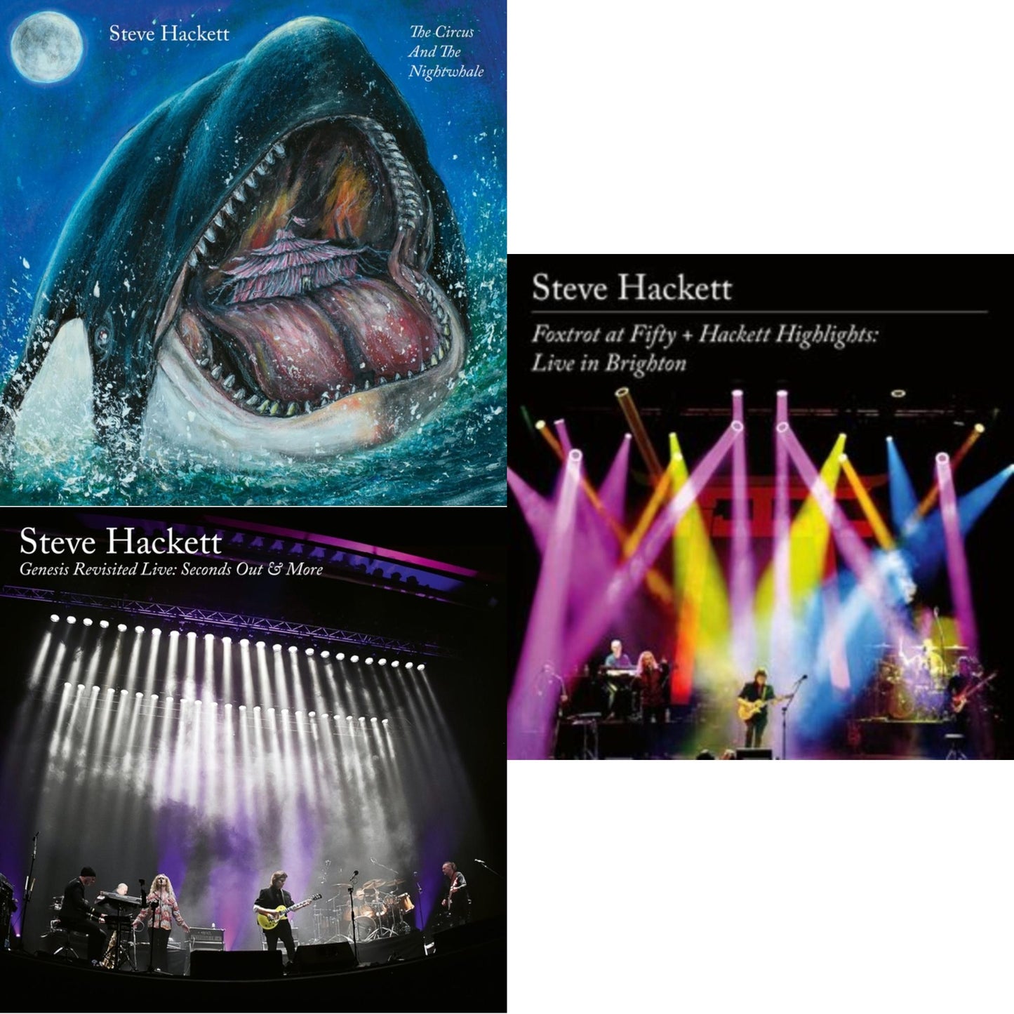 This is a 3 CD SKU bundle.
1.This CD is brand new.Format: CDThis item's title is: Circus & The Nightwhale (Jewel Case)Artist: Steve HackettBarcode: 196588544224Release Date: 2/16/2024
2.This CD is brand new.