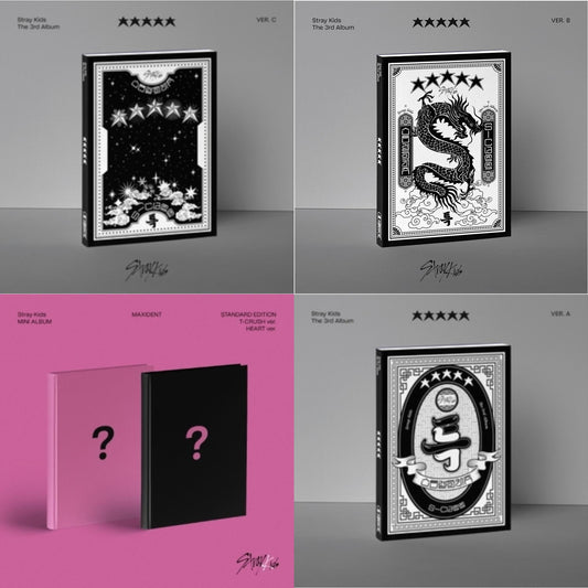 5-Star (Ver. A) & 5-Star (Ver. B) & 5-Star (Ver. C) & Maxident (T-Crush Version/Heart Version)