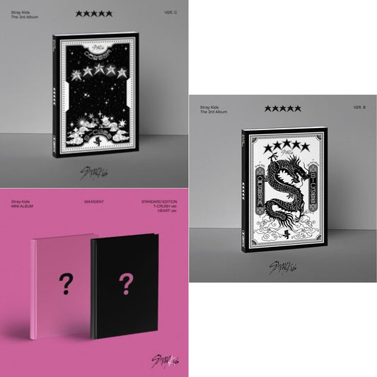 5-Star (Ver. B) & 5-Star (Ver. C) & Maxident (T-Crush Version/Heart Version)
