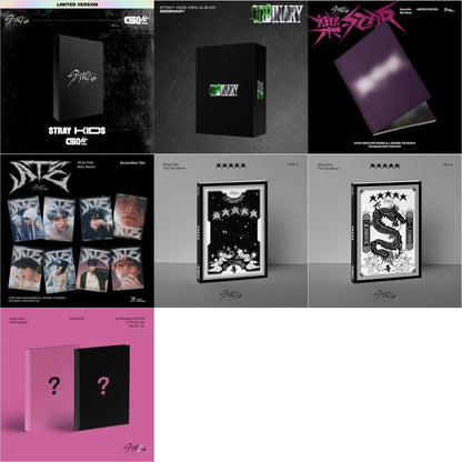 This is a 7 CD SKU bundle.
1.This CD is brand new.Format: CDMusic Style: Indie RockThis item's title is: Go: Volume 1 (Normal Edition)Artist: Stray KidsLabel: JYP ENTBarcode: 8809440339761Release Date: 6/18/2020
2.This CD is brand new.