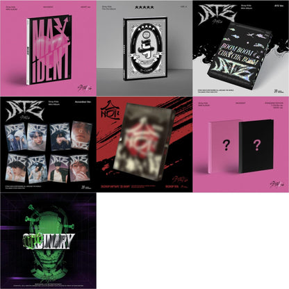 Maxident (Heart Version) & 5-Star (Ver. A) & Ate (Ate Ver.) & Ate (Accordion Ver.) & Hop (Skzhop Ver.) & Maxident (T-Crush Version/Heart Version) & Oddinary (Scanning Version/Mask Off Version/Normal Edition)