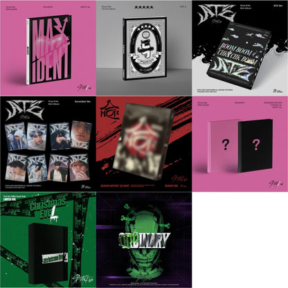 Maxident (Heart Version) & 5-Star (Ver. A) & Ate (Ate Ver.) & Ate (Accordion Ver.) & Hop (Skzhop Ver.) & Maxident (T-Crush Version/Heart Version) & Holiday Special Single Christmas Evel (Normal Ver.)