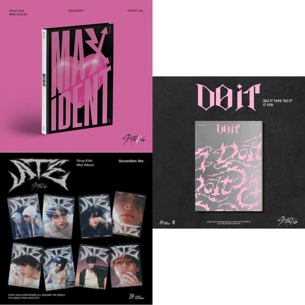 Maxident (Heart Version) & Ate (Accordion Ver.) & Skz It Tape - Do It (It Ver.)