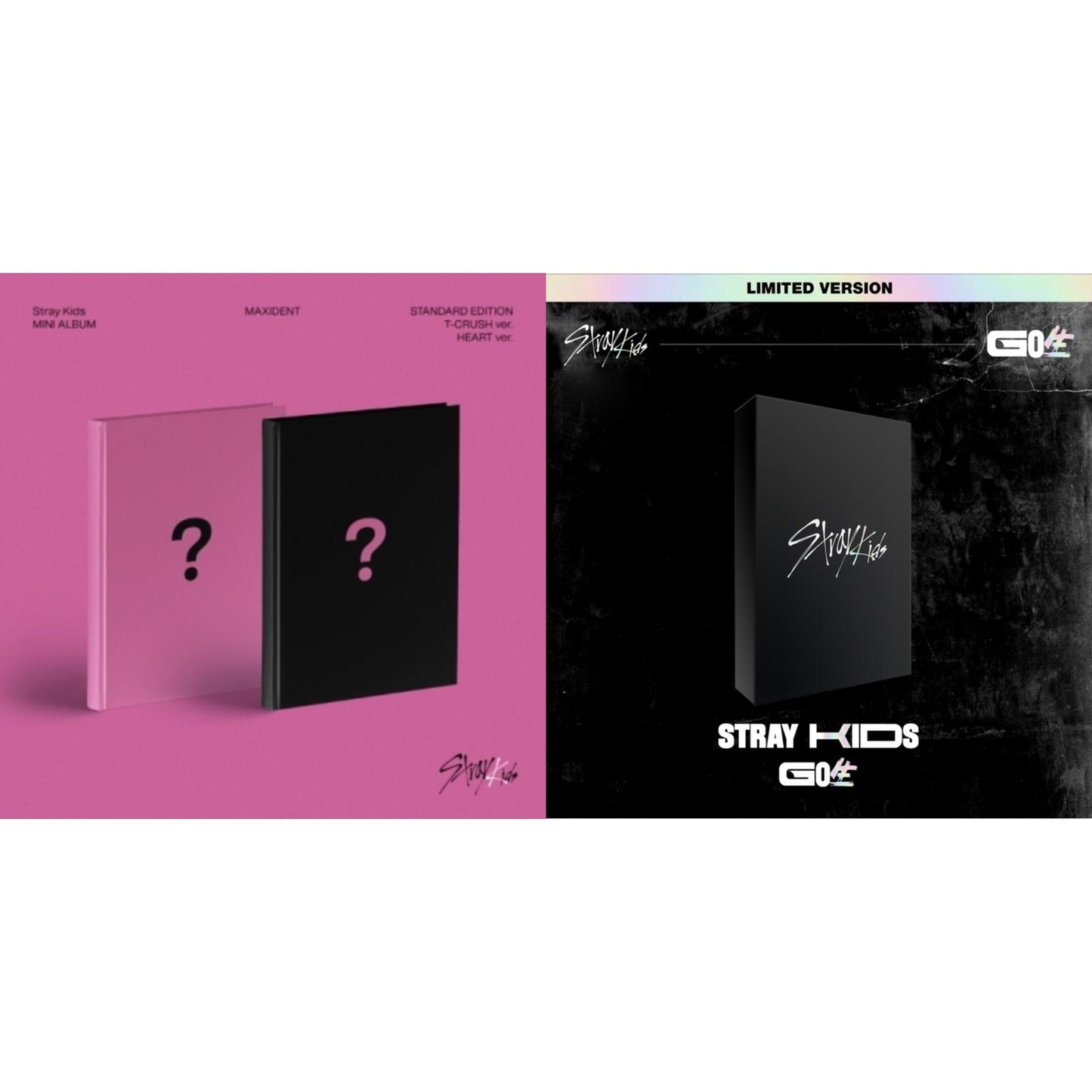 This is a 2 CD SKU bundle.
1.This CD is brand new.Format: CDMusic Style: ChansonThis item's title is: Maxident (T-Crush Version/Heart Version)Artist: Stray KidsLabel: JYP ENT.Barcode: 8809755507060Release Date: 10/7/2022
2.This CD is brand new.