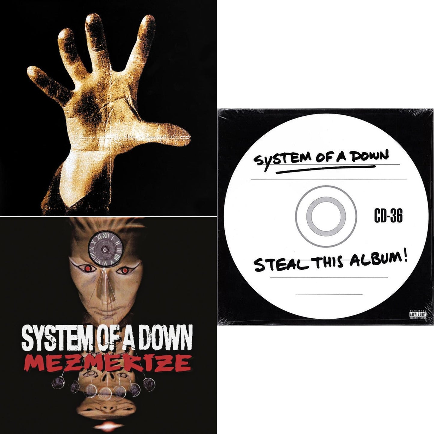 System Of A Down (140G) & Mezmerize (140G) & Steal This Album! (2LP/140G)