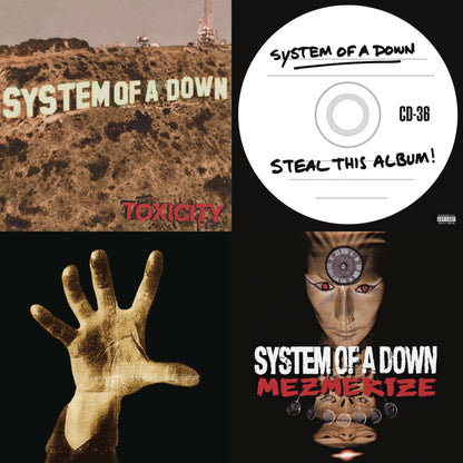 This is a 4 LP Vinyl SKU bundle.
1.This LP Vinyl is brand new.Format: LP VinylMusic Style: Nu MetalThis item's title is: Toxicity (140G)Artist: System Of A DownLabel: LEGACY/ AMERICANBarcode: 190758655918Release Date: 10/12/2018
2.This LP Vinyl is brand new.