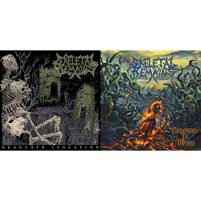 This is a 2 LP Vinyl SKU bundle.
1.This LP Vinyl is brand new.Format: LP VinylMusic Style: Death MetalThis item's title is: Condemned To Misery (180G/Reissue)Artist: Skeletal RemainsLabel: CENTURY MEDIABarcode: 194398659114Release Date: 8/27/2021
2.This LP Vinyl is brand new.