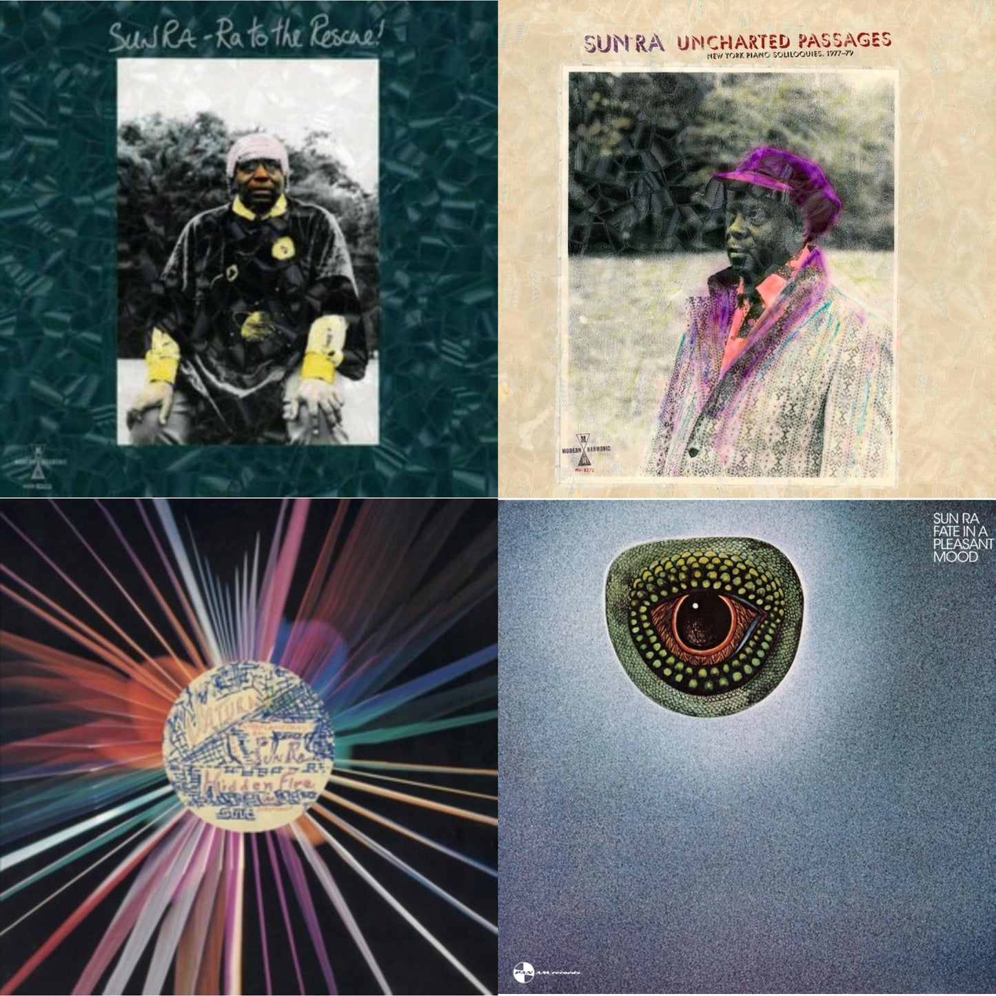 Ra To The Rescue (Translucent Green LP Vinyl) & Uncharted Passages (Yellow Vinyl/2LP) & Hidden Fire (2LP) & Fate In A Pleasant Mood (Limited Edition)