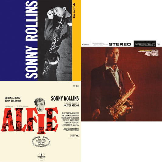 Volume 1 (Blue Note Classic LP Vinyl Edition/180G) & Alfie (Original Music From The Score) (Verve Acoustic Sounds Series) (180G) & Sonny Rollins & The Contemporary Leaders (Contemporary Records Acoustic Sounds Series) (180G)