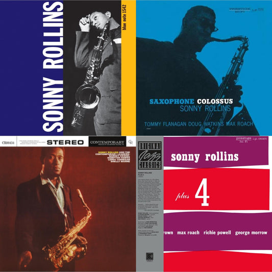 Volume 1 (Blue Note Classic LP Vinyl Edition/180G) & Saxophone Colossus & Sonny Rollins & The Contemporary Leaders (Contemporary Records Acoustic Sounds Series) (180G) & Plus 4 (Original Jazz Classics Series) (180G)