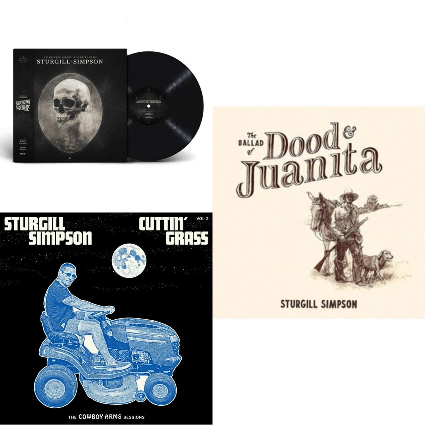 Metamodern Sounds In Country Music 10 Year Anniversary Edition (180G) & Cuttin' Grass - Vol. 2 (Cowboy Arms Sessions) & Ballad Of Dood & Juanita (Natural Colored LP Vinyl/Insert) (I)