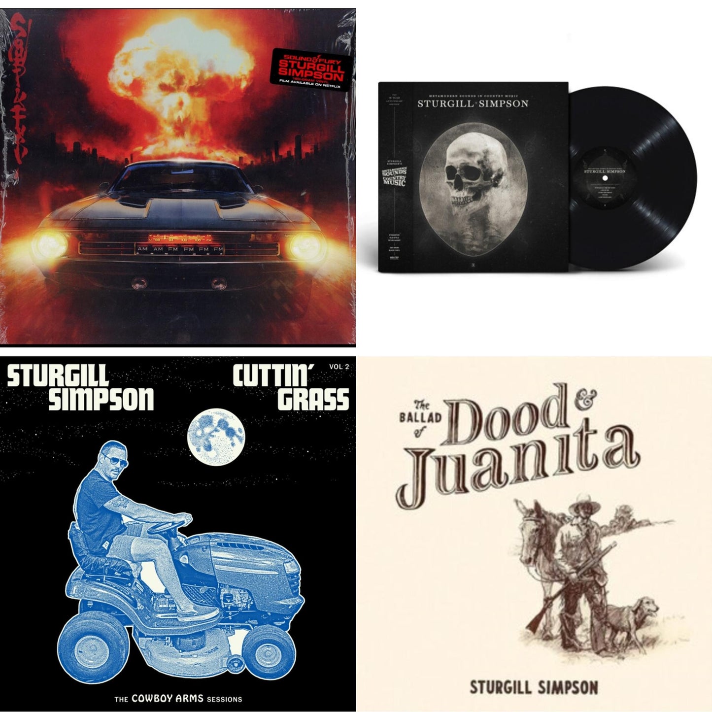 Sound & Fury & Metamodern Sounds In Country Music 10 Year Anniversary Edition (180G) & Cuttin' Grass - Vol. 2 (Cowboy Arms Sessions) & Ballad Of Dood & Juanita (Natural Colored LP Vinyl/Insert) (I)