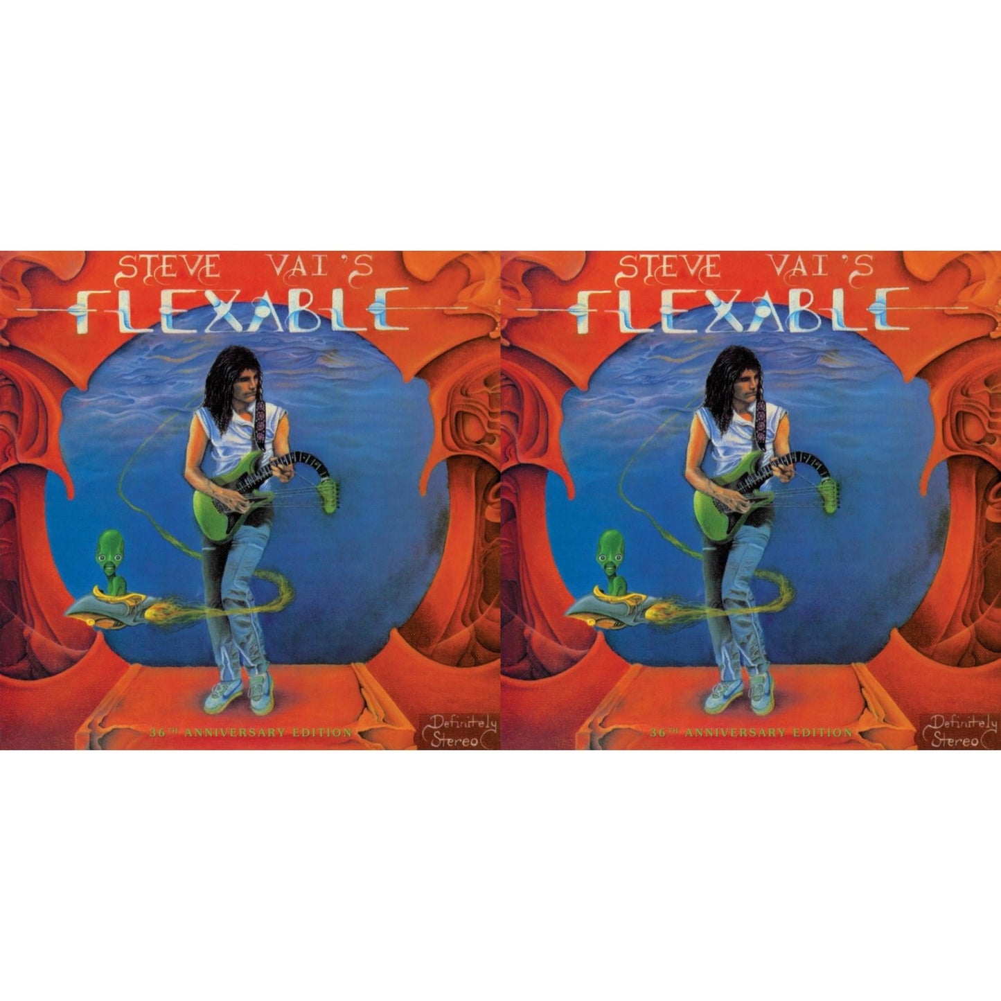 Steve Vai - Flex-Able (36Th Anniversary/Picture Disc) & Flex-Able (36Th Anniversary/180G) - LP Vinyl Bundle