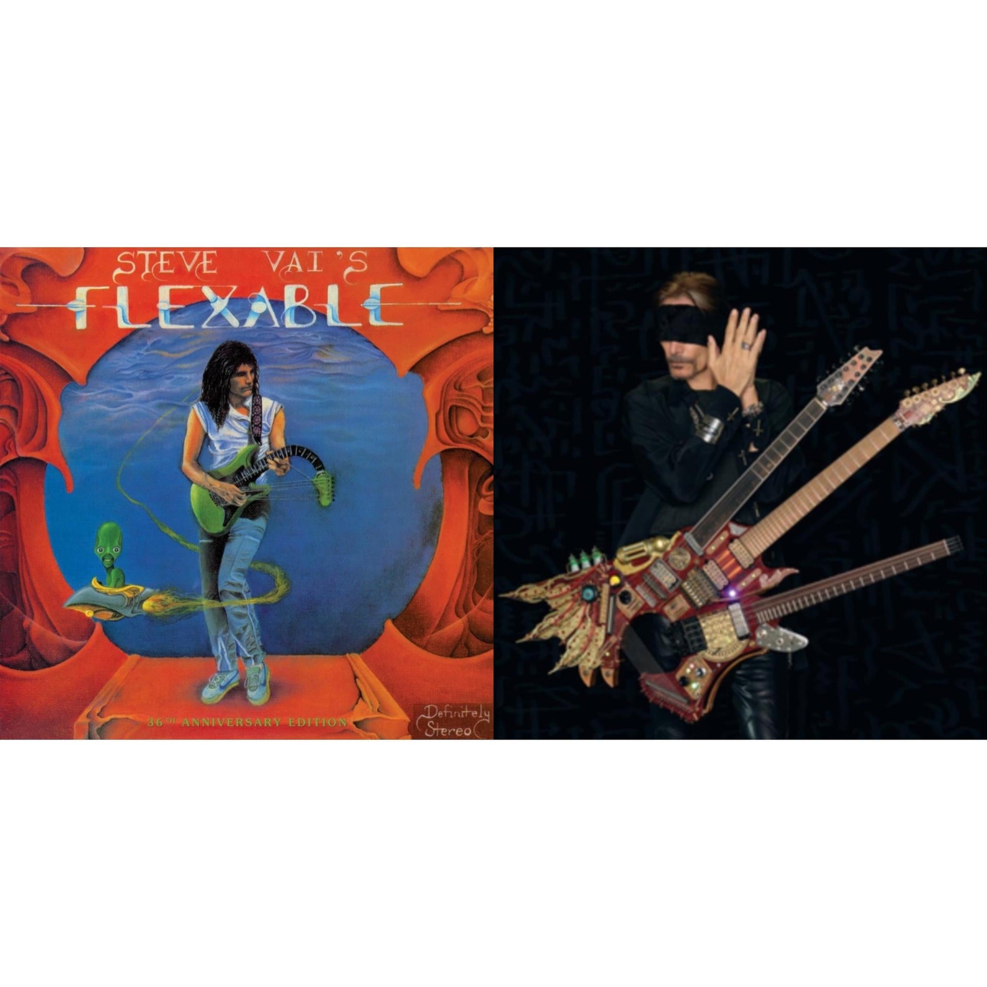 This is a 2 LP Vinyl SKU bundle.
1.This LP Vinyl is brand new.Format: LP VinylMusic Style: Prog RockThis item's title is: Flex-Able (36Th Anniversary/180G)Artist: Steve VaiLabel: LIGHT WITHOUT HEAT INC.Barcode: 682131893739Release Date: 5/20/2022
2.This LP Vinyl is brand new.