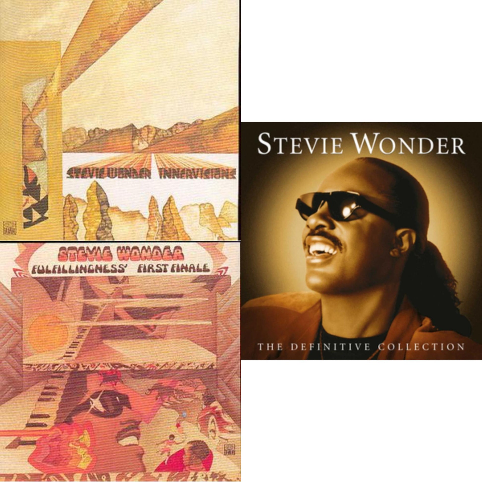 This is a 3 CD SKU bundle.
1.This CD is brand new.Format: CDMusic Style: SoulThis item's title is: InnervisionsArtist: Stevie WonderLabel: MOTOWNBarcode: 601215735529Release Date: 3/21/2000
2.This CD is brand new.