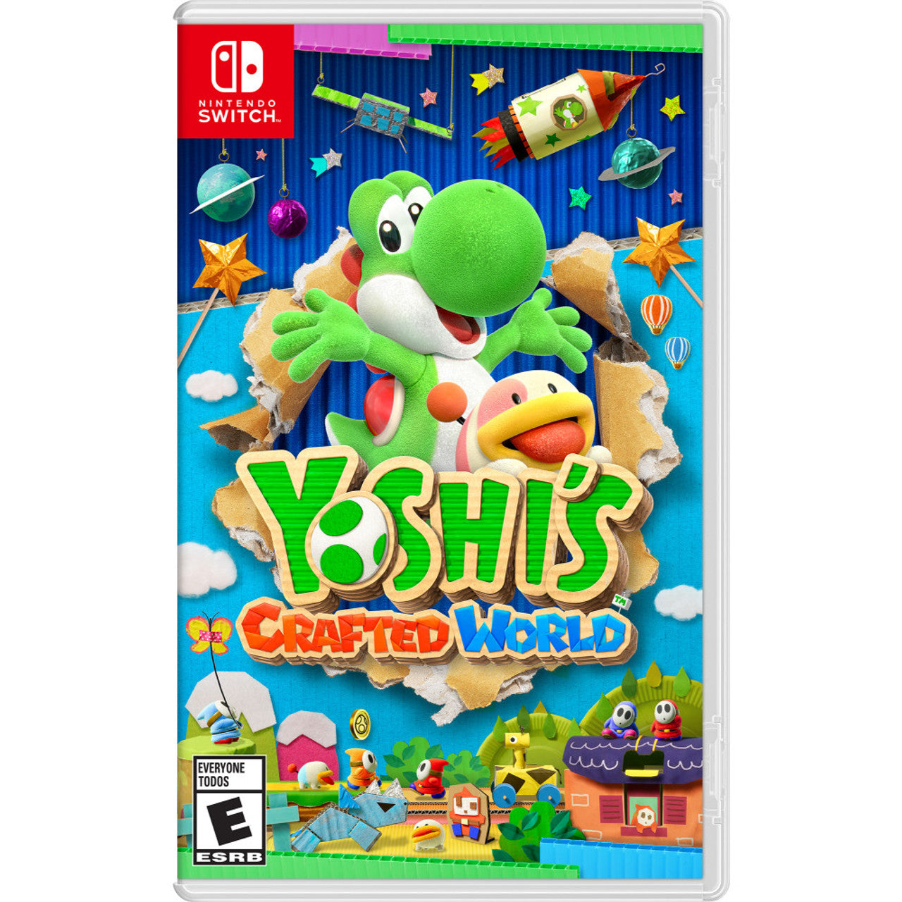 This is brand new.Jump into a new Yoshi adventure in a world made of everyday objects—like boxes and paper cups! As Yoshi, you’ll leap up high, gulp down enemies, and set out on a treasure hunt to find all the different collectables.