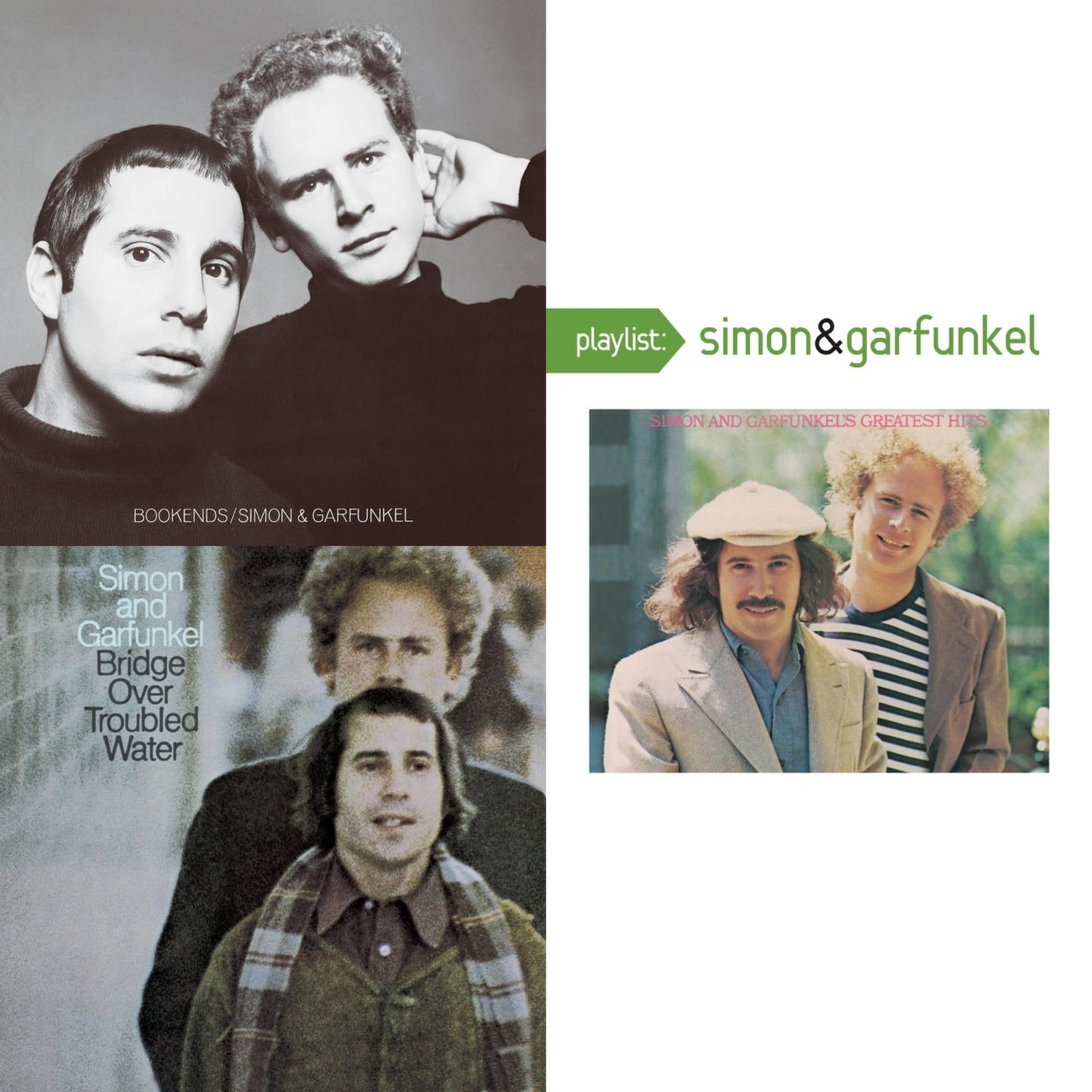 Bookends & Bridge Over Troubled Water & Playlist: Simon And Garfunkel's Greatest Hits