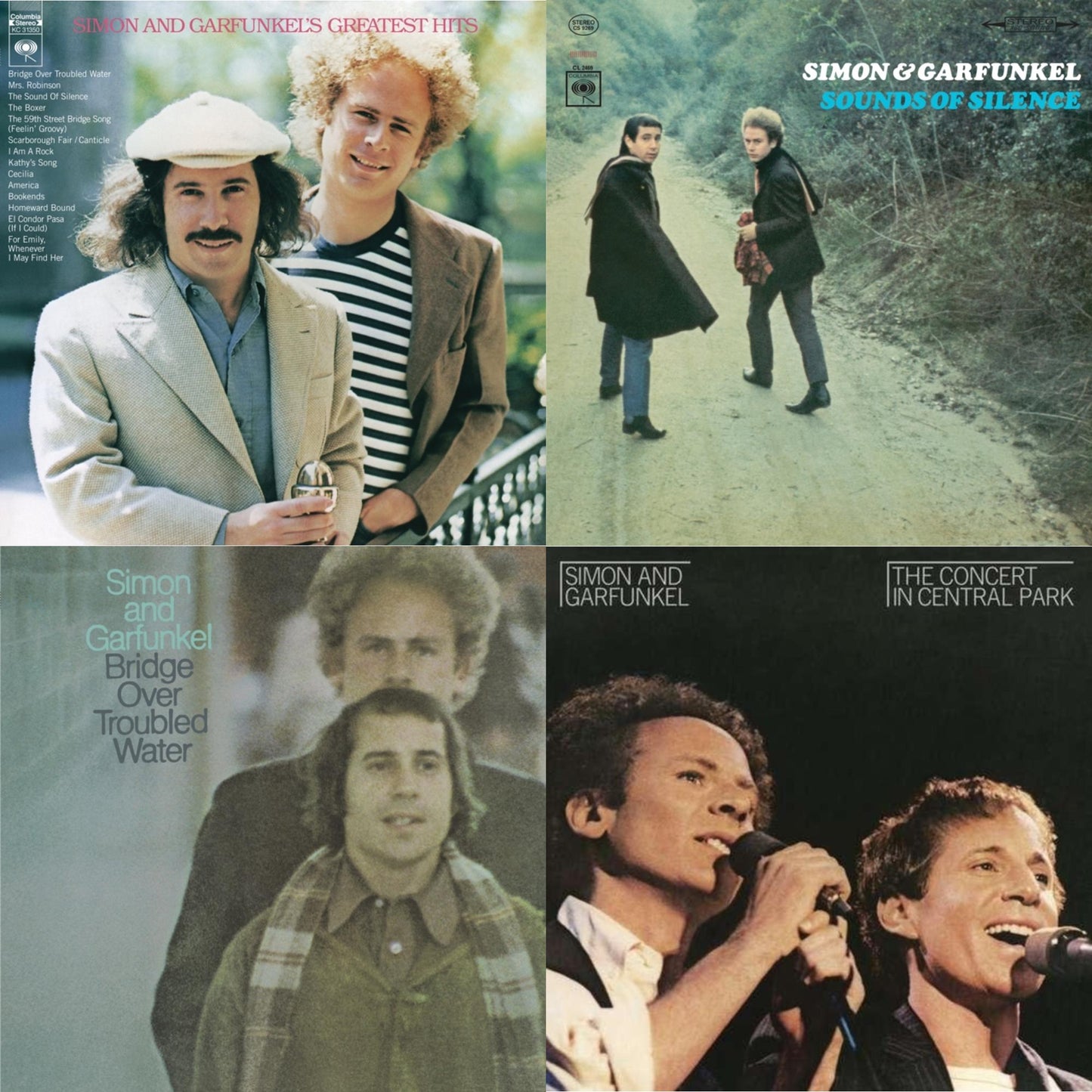 Greatest Hits  (140G/Dl Code) & Sounds Of Silence (180G LP Vinyl/ Dl Insert) & Bridge Over Troubled Water (180G LP Vinyl/ Dl Insert) & Concert In Central Park (2LP/180G/Dl Card/Gatefold)
